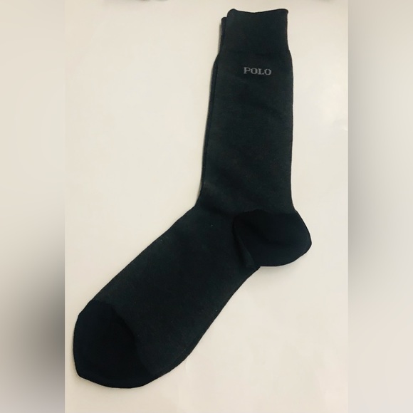 New Polo Ralph Lauren Men’s Socks POLO Written on Tops of both sides of Socks - Picture 10 of 12